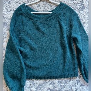 Hollister shrug/off shoulder sweater